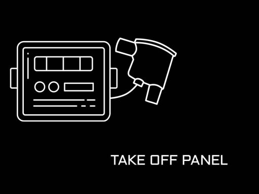 Take off panel