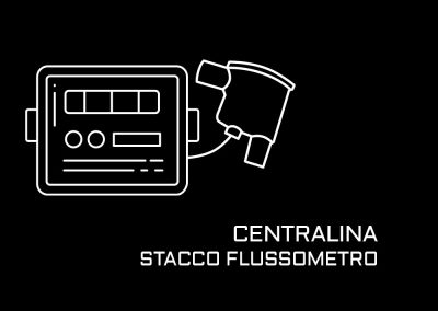 Centralina di stacco con flussometro