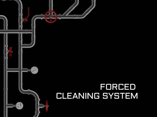 Forced cleaning system